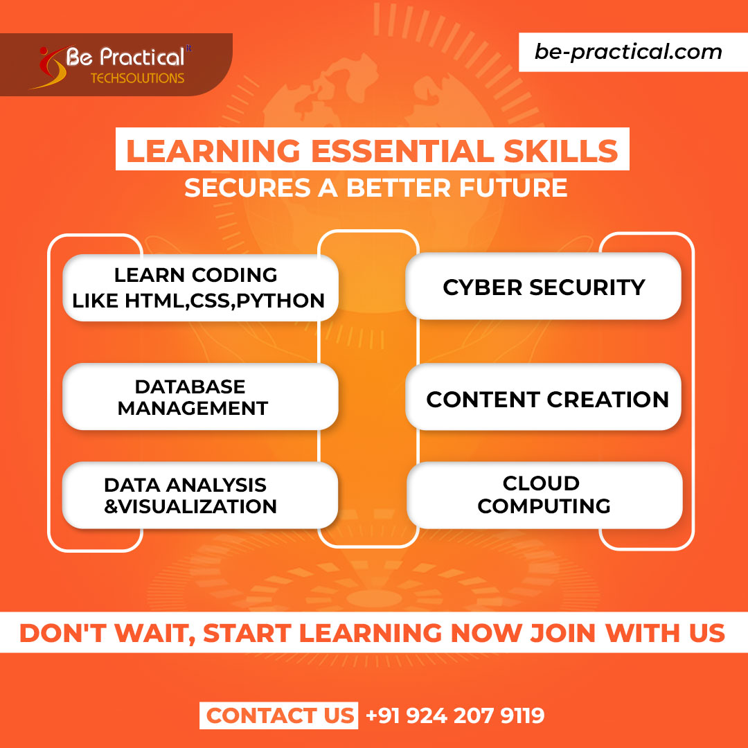 bepractical_com's tweet image. Learn essential skills for a secure future. Don&apos;t wait, start learning now! Join us at Be Practical and unlock your potential. Empower yourself with the knowledge you need to succeed. Enroll today!

#learnskills #essentialskills #skillstolearn #bepractical #Skills #success