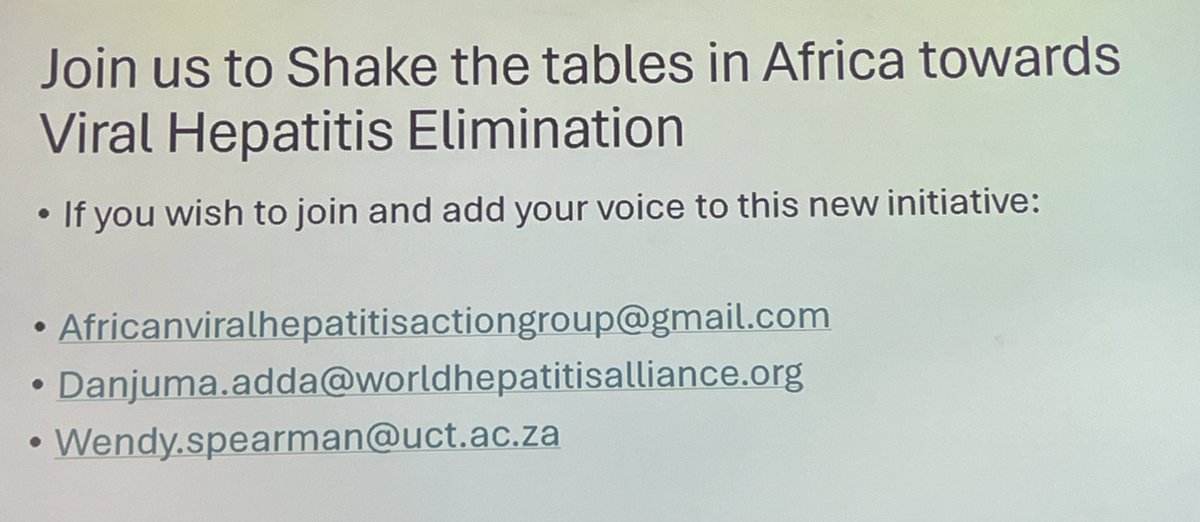 Danjuma Adda introduces the African Viral Hepatitis Action Group - “join us to shake the tables in Africa towards viral hepatitis elimination” 

#NoHep #ViralHepatitis #AVHC #IHPBA24 #IHPBA2024 #LiverTwitter #IDTwitter
