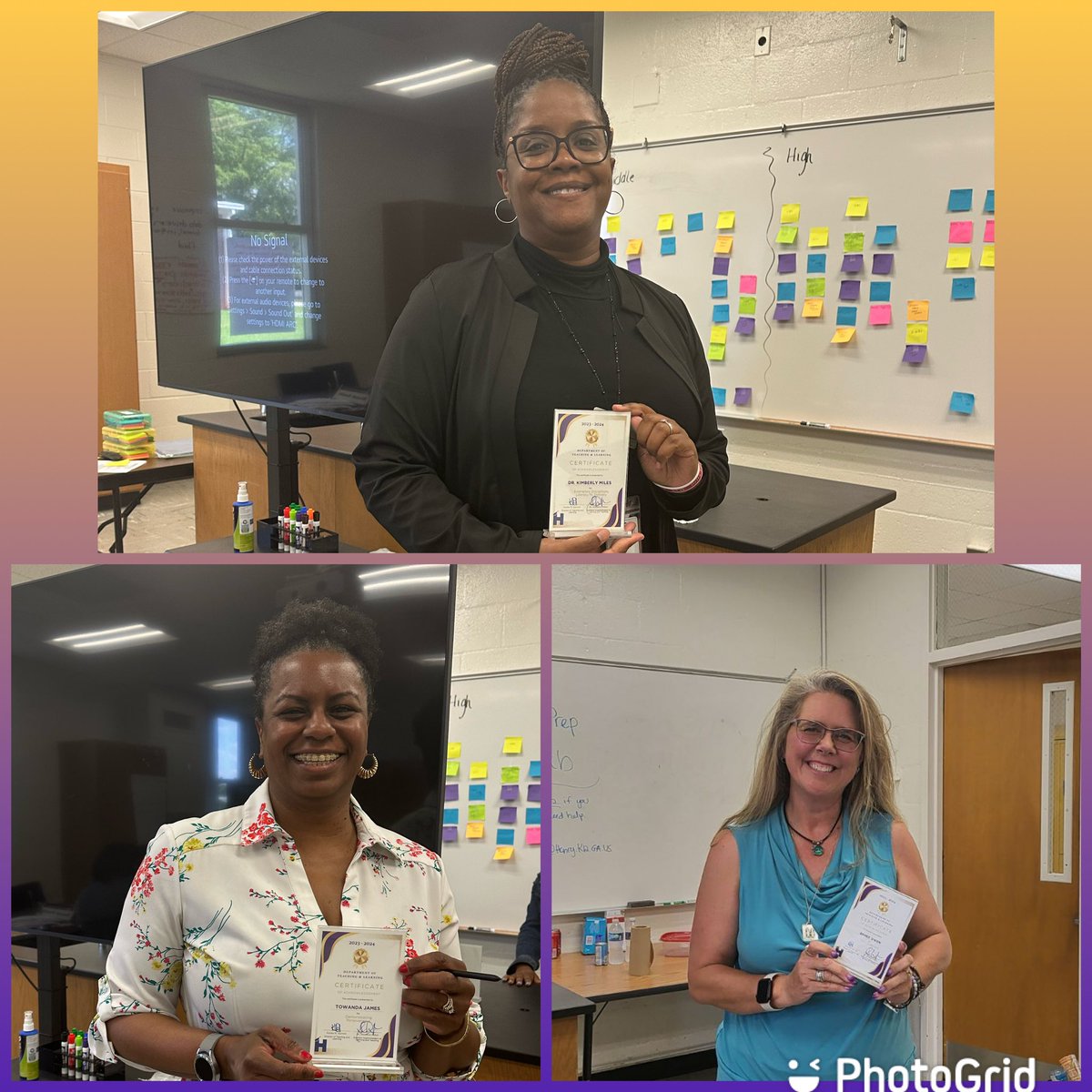 The Teaching & Learning team’s 2 day retreat concluded with a Closing Ceremony acknowledging the contributions of every team member. (Not pictured - Brandi & Michelle) We are committed to #CreatingSPACE and #GrowingTogether @DrMilesk31 @DawnAndersonHCS @AkbarEducates