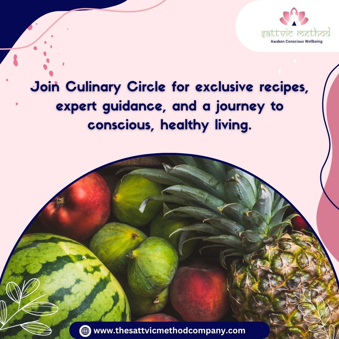 Join Culinary Circle and transform your cooking! Unlock exclusive recipes, expert tips, and a community passionate about conscious healthy living. Start your flavorful journey today with our exclusive membership. Visit thesattvicmethodcompany.com/cooking-club/
 #FoodieCommunity #RecipeInspiration