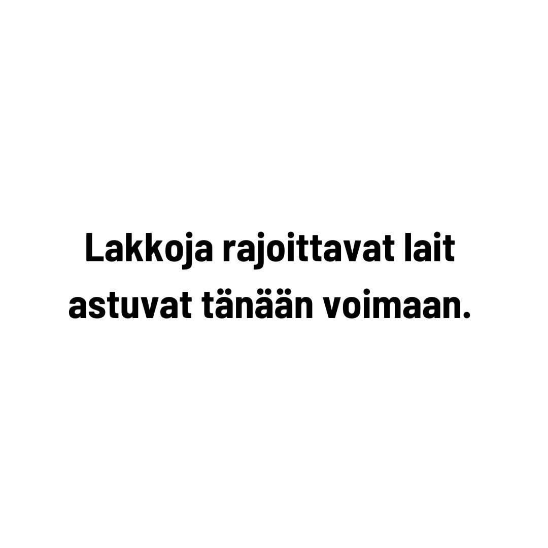 Koko lakkolakien käsittelyn ajan hallitus kertoi, miten niillä ei ole olleenkaan kiire ja kaikki aika kyllä annetaan käsittelylle. 
Vaan kuinkas sitten kävikään – lakkolait vahvistettiin eilen ja ne astuvat voimaan tänään. Yli kuukautta alkuperäistä aikataulua aikaisemmin.