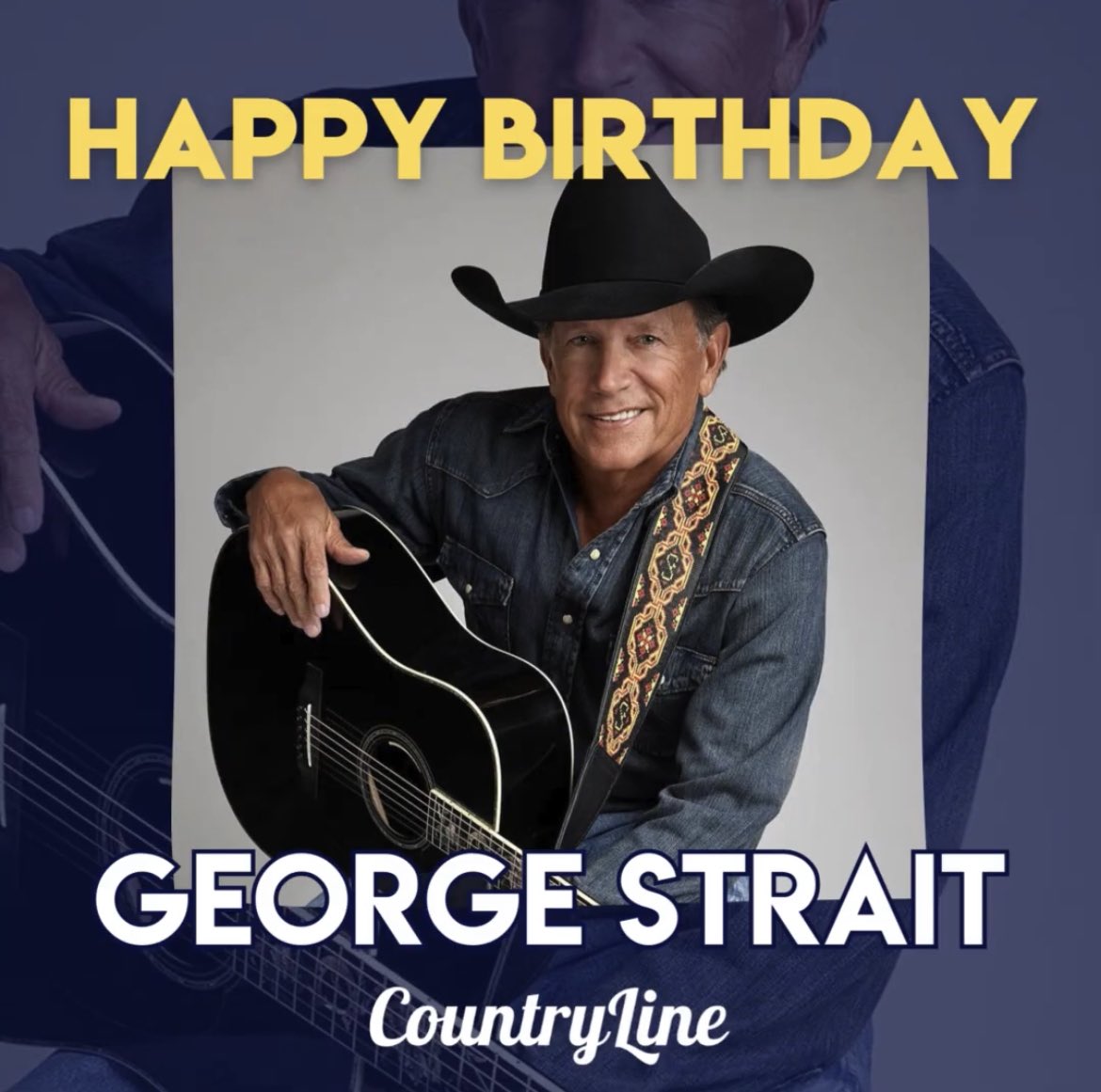 Happy birthday to the one and only @GeorgeStrait! 🎉