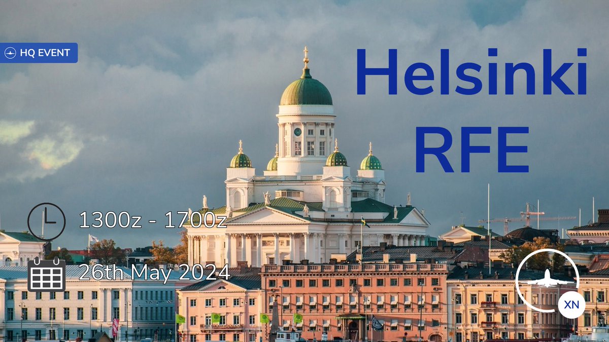 Welcome to the Helsinki Real Flight Event once again. Helsinki-Vantaa Airport (EFHK) is the fourth busiest airport in the Nordic countries. During the event, we will provide ATC services in the Helsinki area and the rest of the Nordic countries.