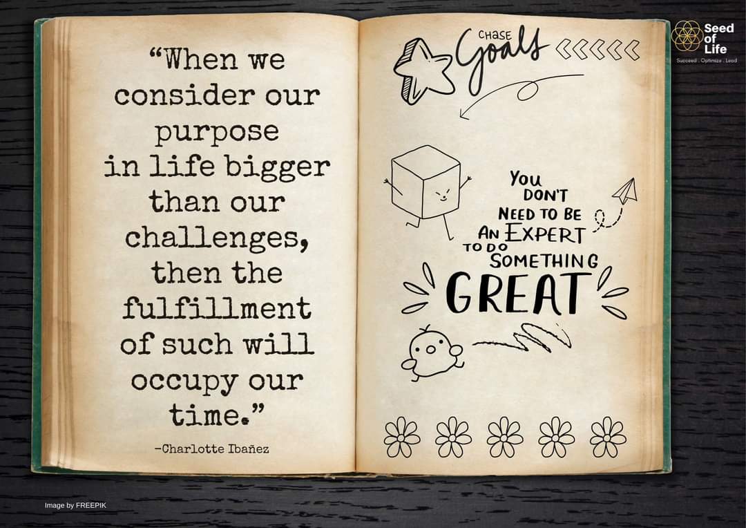 #SeedofLife #MotivationalQuotes #SaturdaySpark #purposefulliving #purposeamidstadversity #Psalms37v23to24 #whatsyourwhy #findmeaning #passionandpurpose #whattrulymatters #transformingchallenges #meaninginadversity