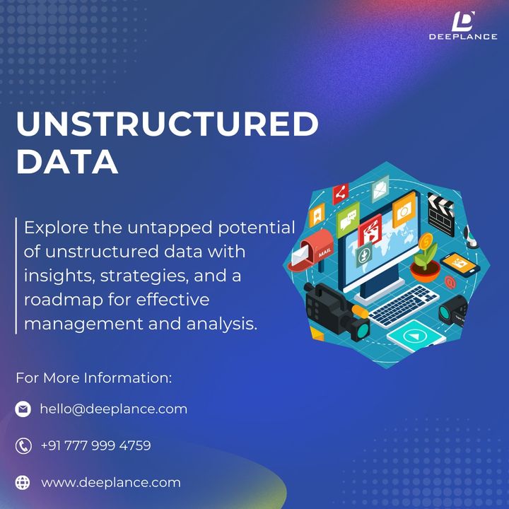 deeplanceOffici's tweet image. Strategies and Roadmap for Effective Management and Analysis.

#unstructureddata #unstructureddatamanagement #unstructureddatasolutions #roadmaps #roadmap #deeplance #finland #helsinki #canada #usa