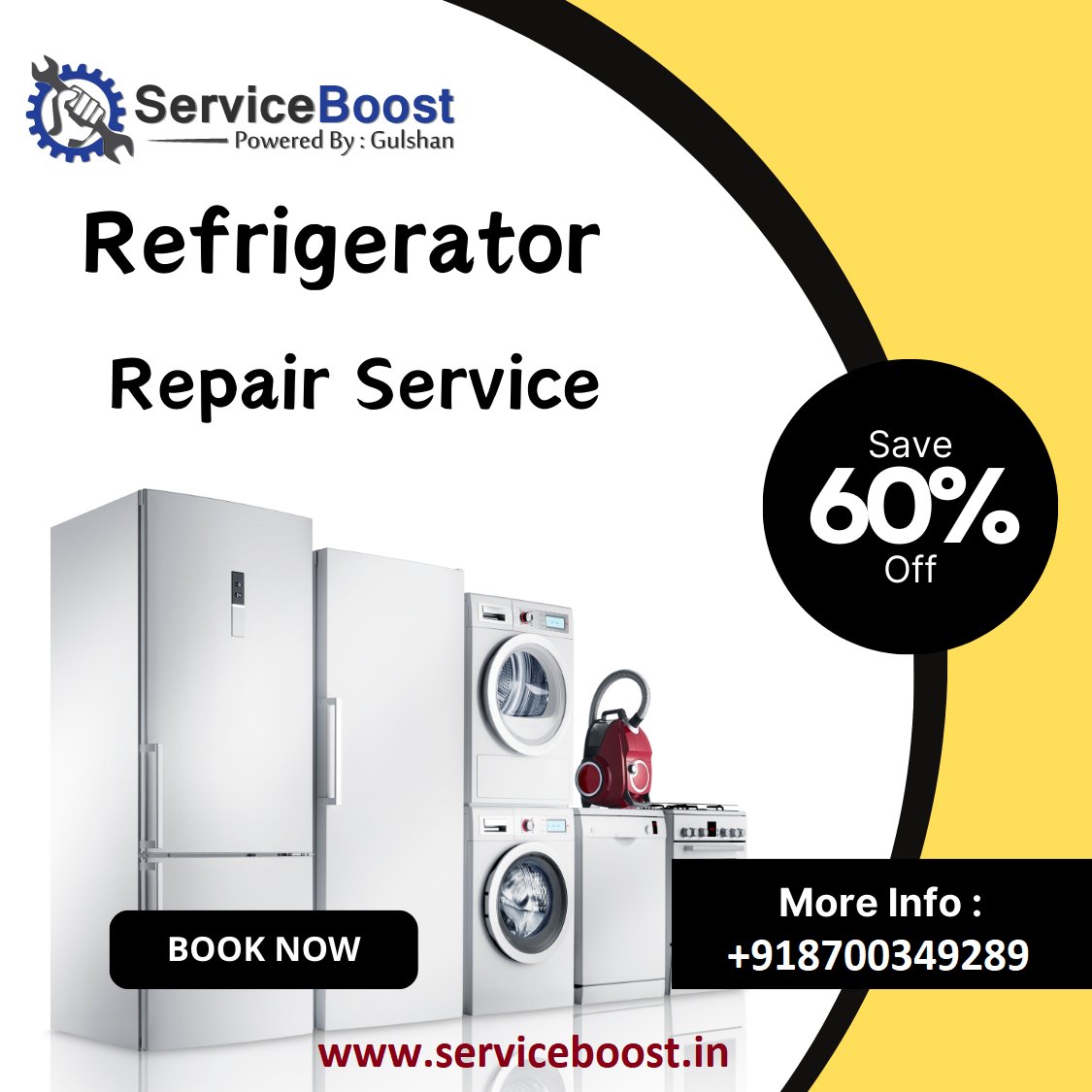 ServiceBoost1's tweet image. Experiencing issues with your fridge? Service Boost's expert technicians are here to help. Get your Refrigerator Repair Service today! 

#FridgeRepair #ApplianceRescue #RefrigeratorRepair #KitchenSolutions #FoodPreservation #CostSavings #KitchenUpgrade #ConvenienceRestored