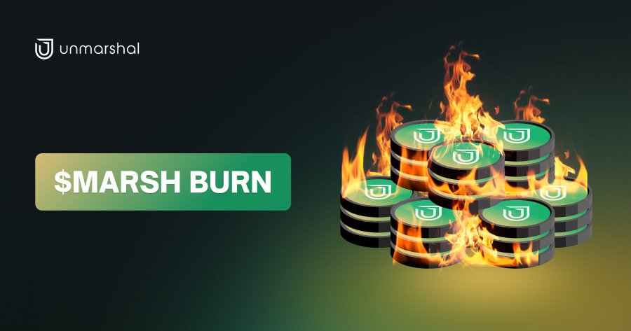 🔥 @UnmarshalAI is unleashing the power to torch 250,000 $MARSH tokens, a fiery dedication to flourishing together in the realm of success!

🔥 #Unmarshal, provides a complete suite of APIs to empower #dApp developers and users with accurate and reliable blockchain data

🔽 VISIT