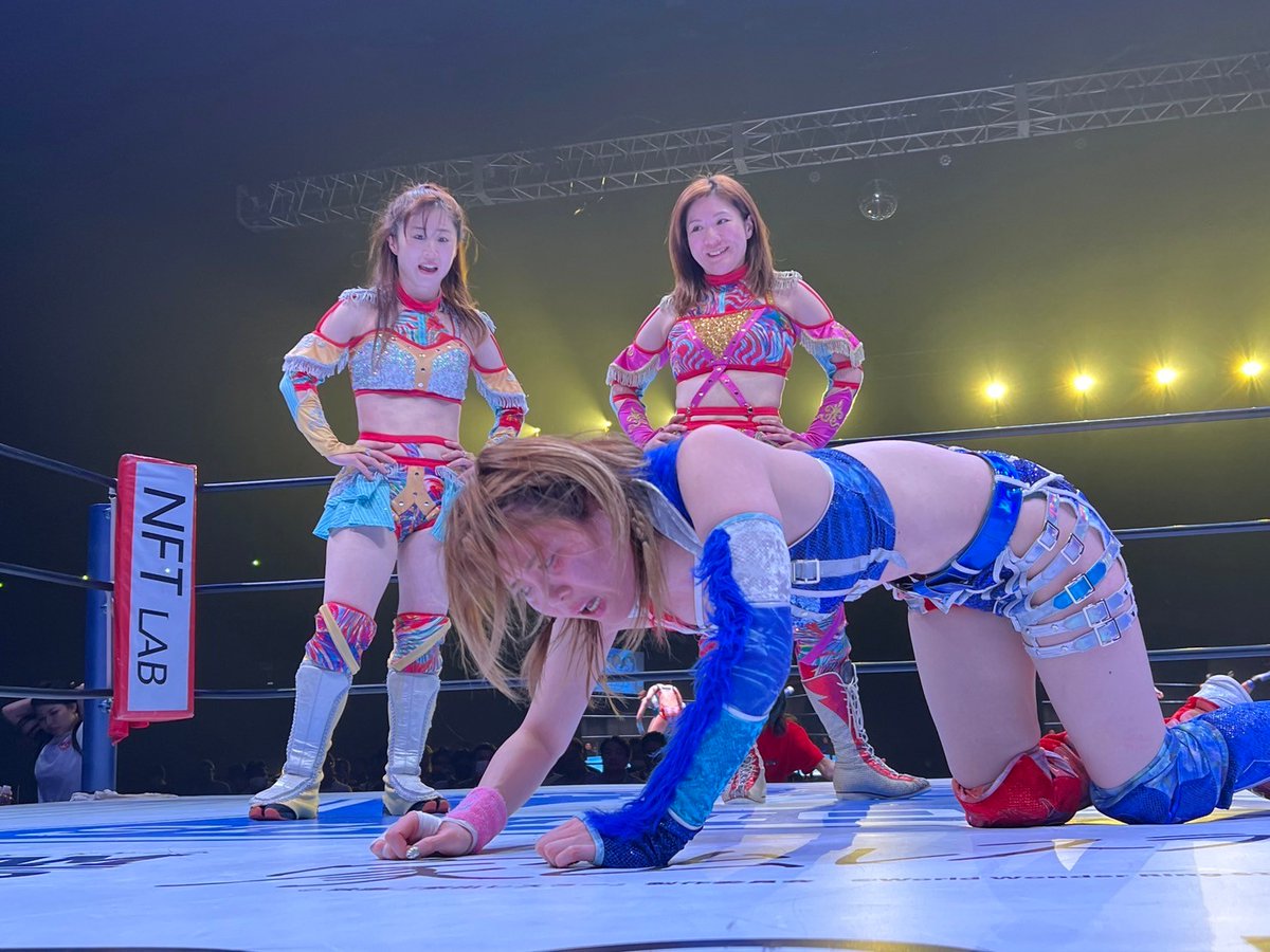 スターダム参戦。岩谷麻優の心を折ったベストフレンズでした。でもゾンビと言われている所以も分かりました。蹴っても蹴っても壊れないから、楽しくなっちゃうね。そしてまさかのIWGP。今日以上に圧勝するよ。そこんとこ、ヨロシク！#iceribbon #STARDOM #ベストフレンズ