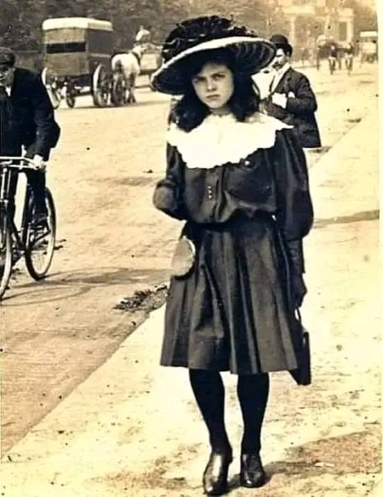Edwardian teenager, 1902.
