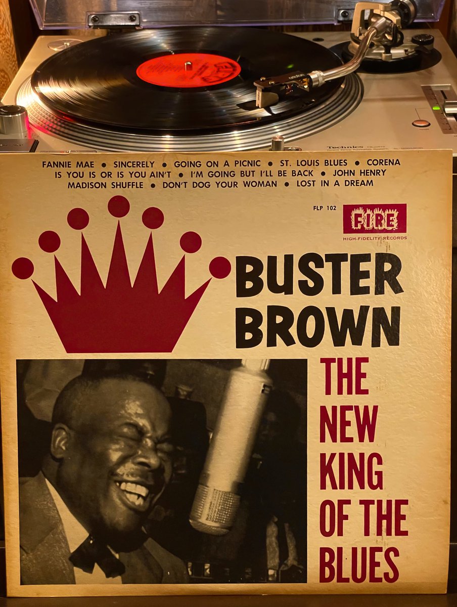 ☮️ 明るく豪快なバスターさん
🔺🔺🔺🔹🔹
#BusterBrown #blues
#randb #rocknroll
#vinylrecords #mono
#pvinespecial