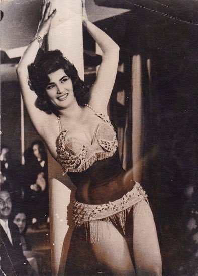 The beautiful Palestinian-Egyptian dance icon, Nagwa Fouad. Her father, an Egyptian, met her Palestinian mother in Jaffa. 
After the Nakba, their family returned to Egypt. Nagwa briefly stayed in a refugee camp near the Suez Canal before moving to her father's hometown, Agami.