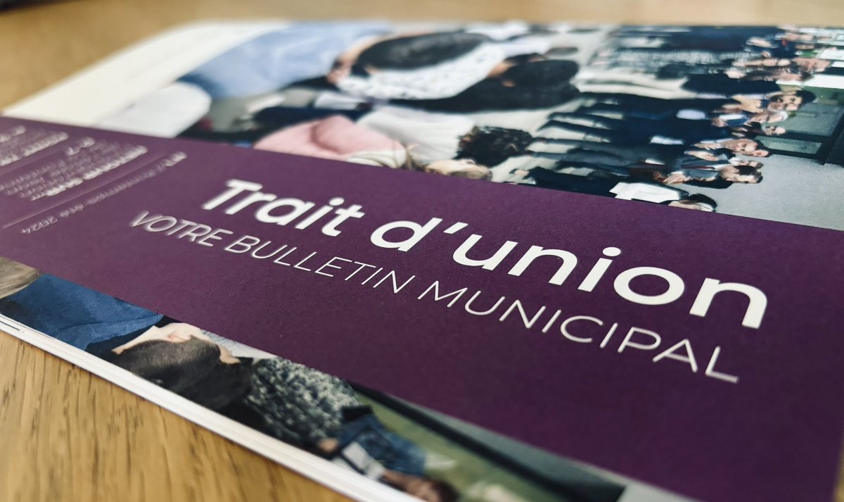 📮 Votre bulletin municipal « Trait d’union » est sorti ! Une nouvelle formule, plus claire, plus lisible et au plus proche de vos préoccupations. 📎 Consultable en ligne ici : saint-jory.fr/app/uploads/20… N’hésitez pas à nous donner votre avis sur ce nouveau bulletin municipal !