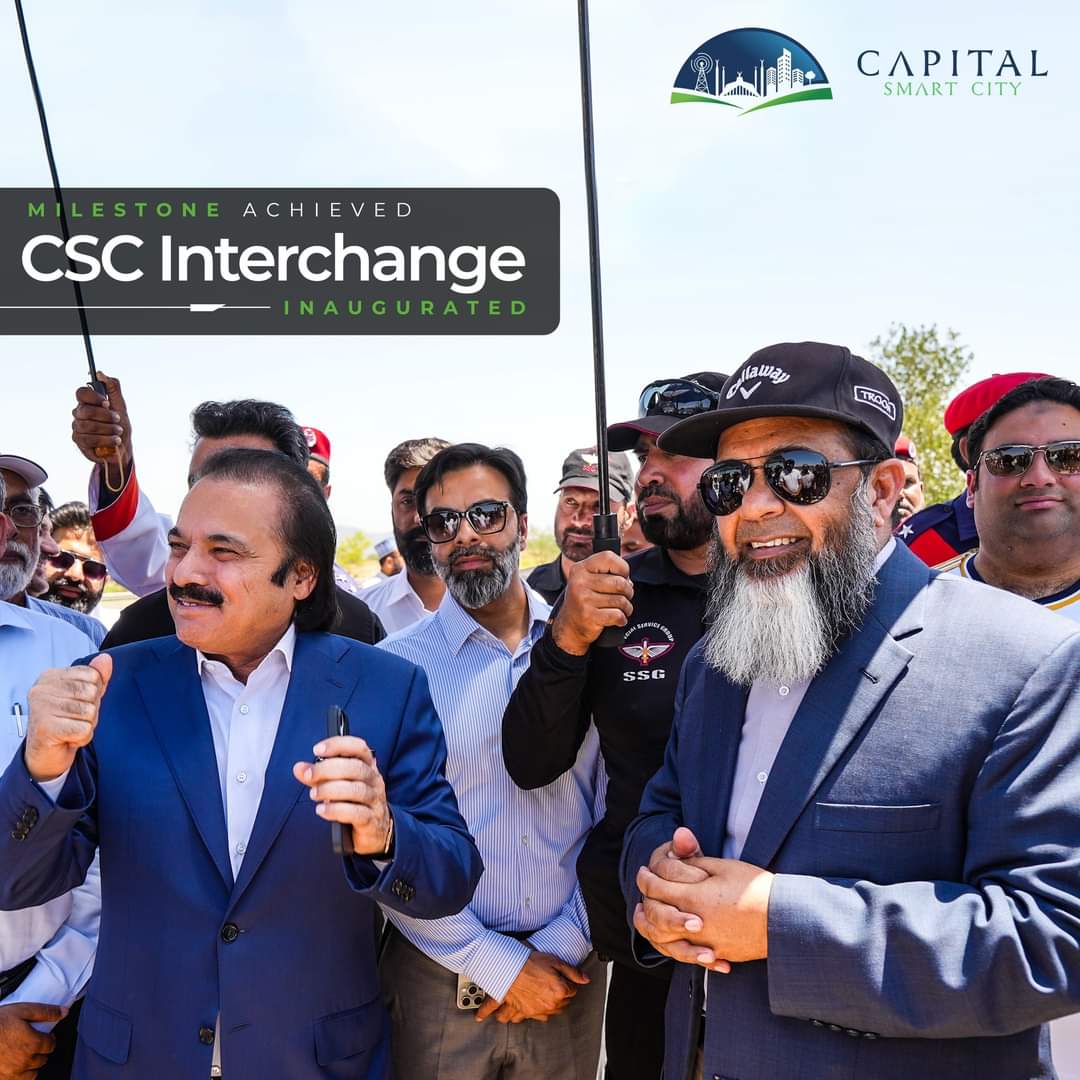 Another milestone achieved as we inaugurate the dedicated interchange of Capital Smart City on the M2 Motorway. This pivotal development enhances connectivity and streamlines travel, marking a significant leap forward in Capital Smart City's commitment to innovation and