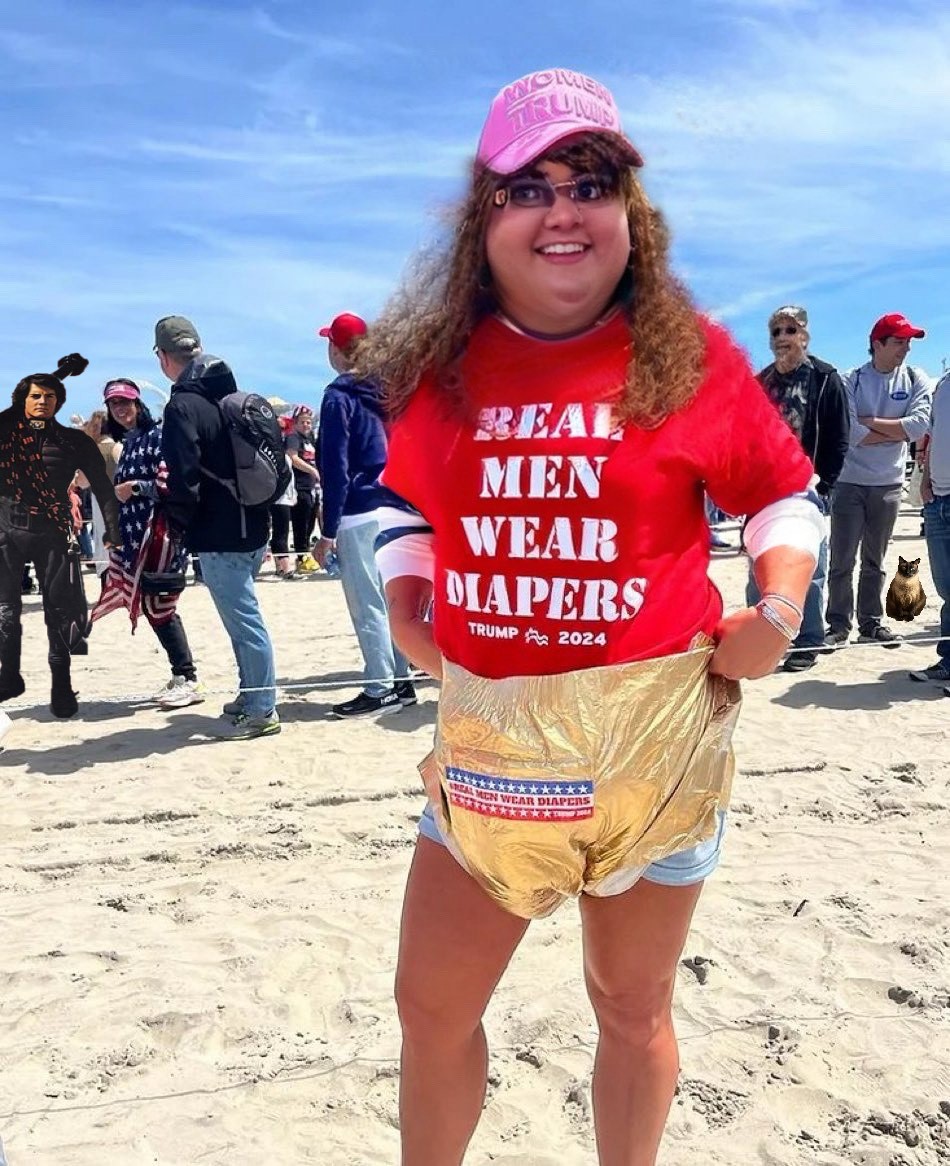 Line up fellas, my daughter is hitting the beaches once more to find herself a man who shares our #DiaperStrong values.