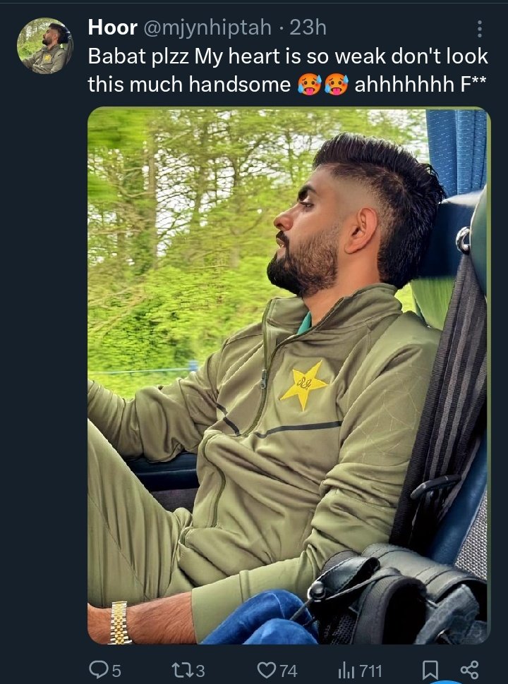 Murphy 2.0 (@wasmurphy_) on Twitter photo Trust me, the only reason Babar Azam receives so much hate on this app is because of these Nibbis. Trust me, the only reason Babar Azam receives so much hate on this app is because of these Nibbis.