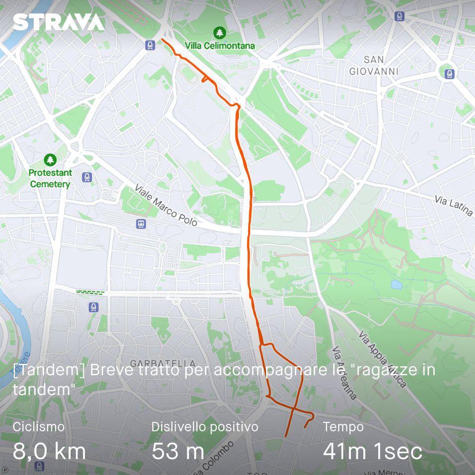 Guarda il mio giro su Strava.
strava.app.link/ZmeiW5A2GJb