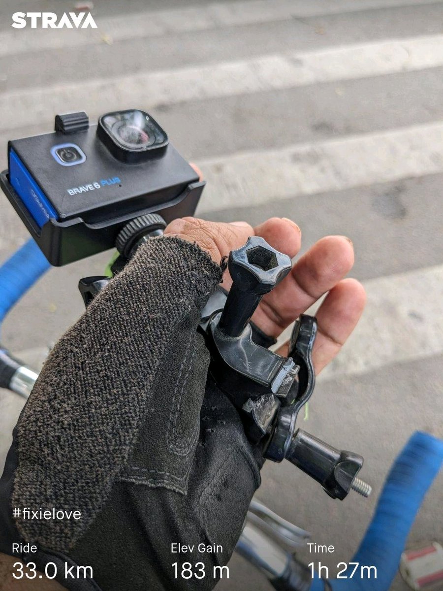 Dangerous thick #rumblestrips not only breaking back of people but also damaging vehicles, bicycles and endangering lives. It also broke Multiple camera mounts of mine . @Team_Road_Squad @gadwalvijayainc @CommissionrGHMC @revanth_anumula @TSMAUDOnline @amrapalikataa