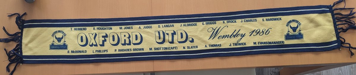 Today's scarf #oufc