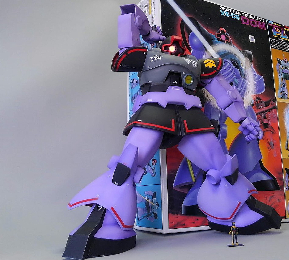 p3LERDLvZ6pjIOK's tweet image. 完成しました。 旧キット1/60改修版 ドム
#ロボマニ
#旧キット
#ガンプラ
#ドム
#旧キットはいいぞ