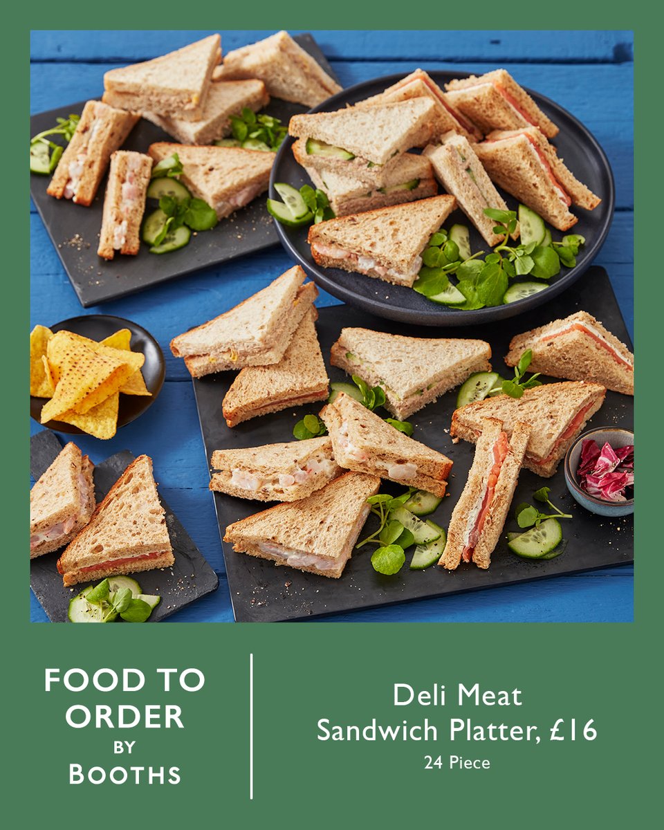 Discover delicious sandwich platters perfect for any occasion on our Food To Order service — British Sandwich Week is on the way 😉 🥪 brnw.ch/21wJTPO