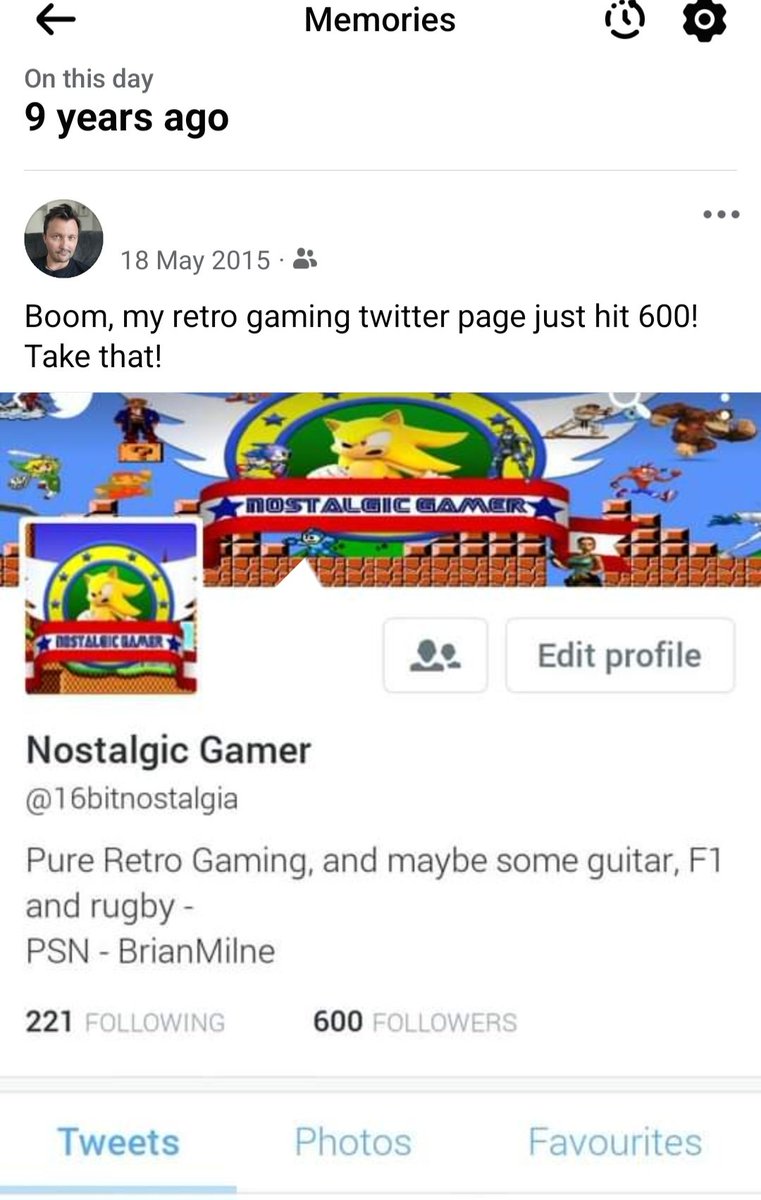 Whoa...according to my FB memories, I had 600 followers 9 years ago 🤯