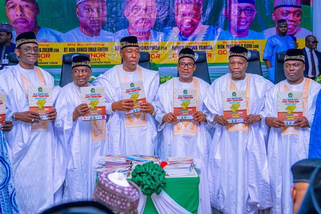 North East: Zulum, 5 Governors cry to FG, released 12-point communique @GovBorno, @ProfZulum, alongside Governors of Adamawa, Bauchi, Gombe, Taraba and Yobe states, have pleaded with the federal government to address some critical issues affecting the northeast region.