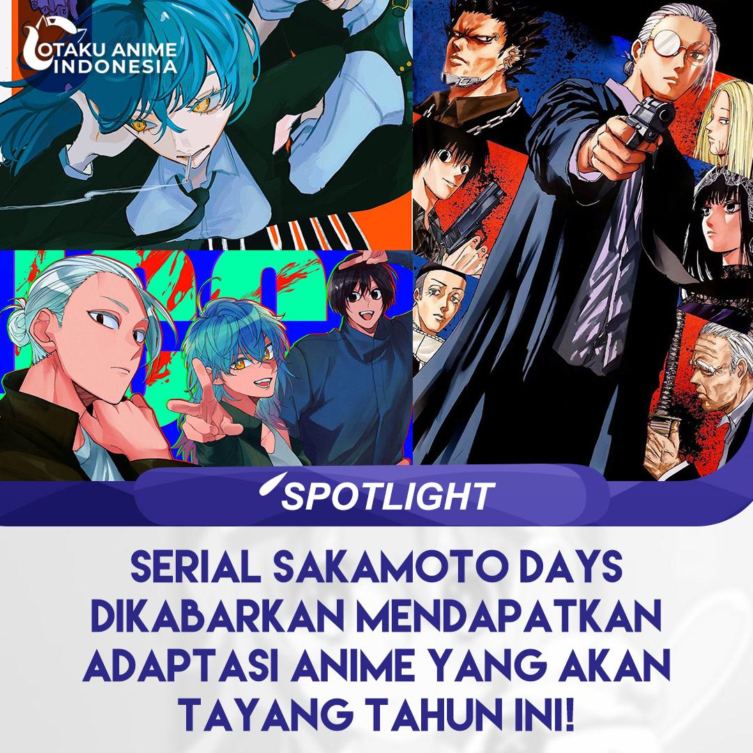 Kabarnya, serial 'Sakamoto Days' mendapatkan adaptasi anime yang dilisensikan oleh Netflix, dengan dijadwalkan tayang perdana tahun ini menurut katalog Netflix global. #Otaku_Anime_Indonesia #Spotlight_Otaku #sakamotodays #animeindo