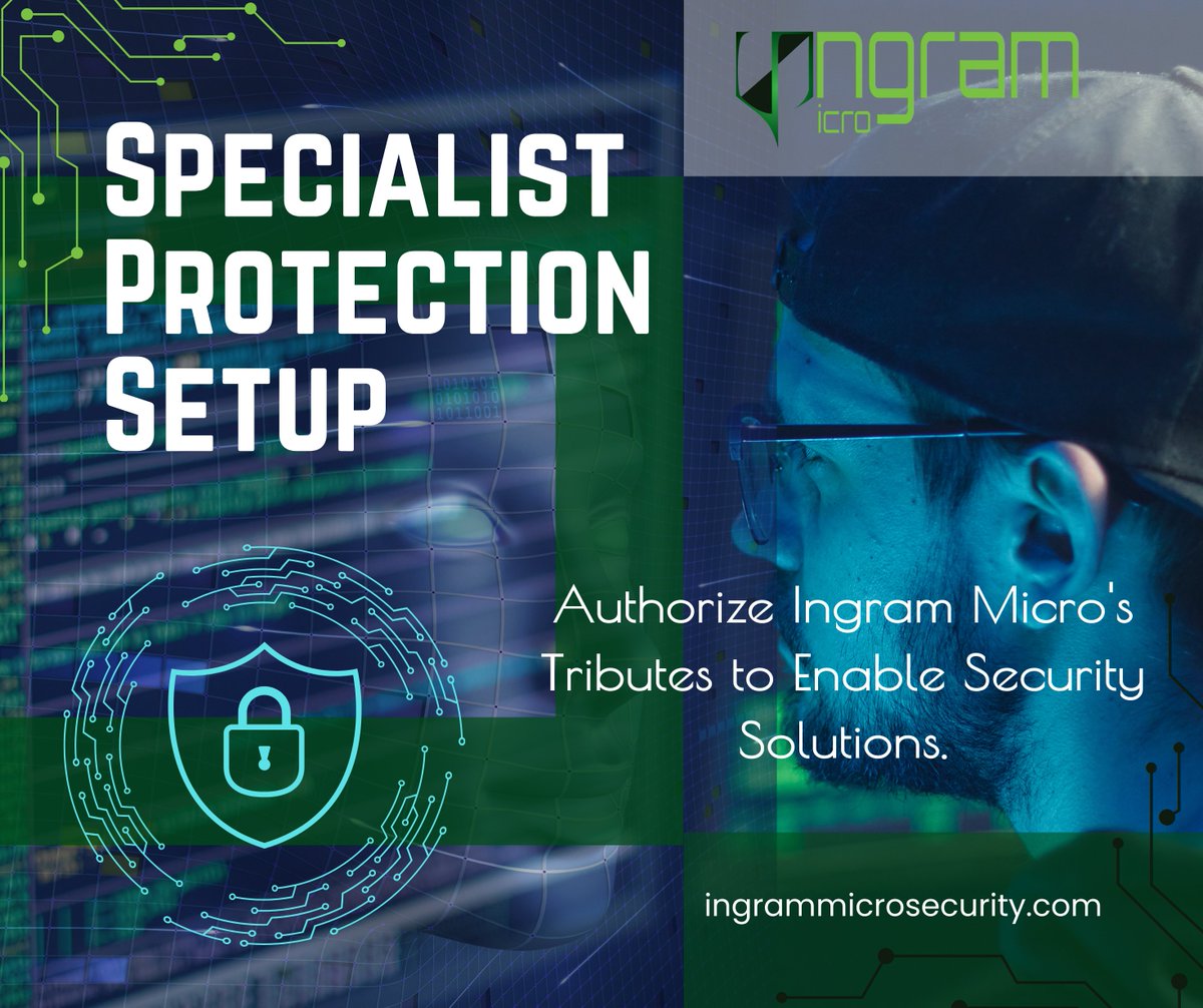Ingram_micro__'s tweet image. Level up your protection🔒🛡️ with Ingram Micro security. Get authorized tributes to enable security solutions.💪 Visit Ingrammicrosecurity.com to learn more! #ingrammicro #security #protection