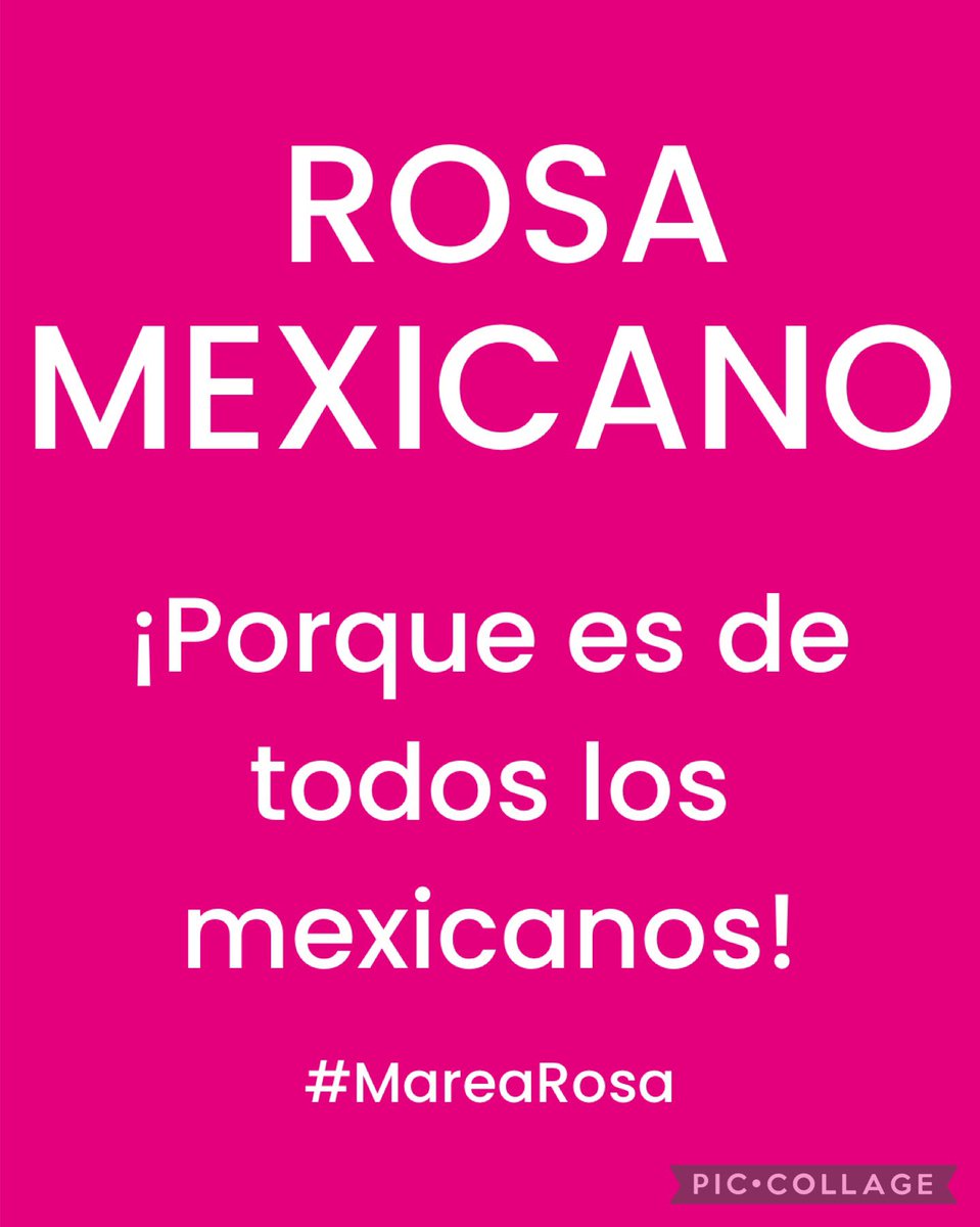 ¿Sabes cómo se le dice al rosa que creen que es propiedad del #INE, @GuadalupeTadei?

#MareaRosa
#MareaRosaConXóchitl 
#19DeMayoConXochitl