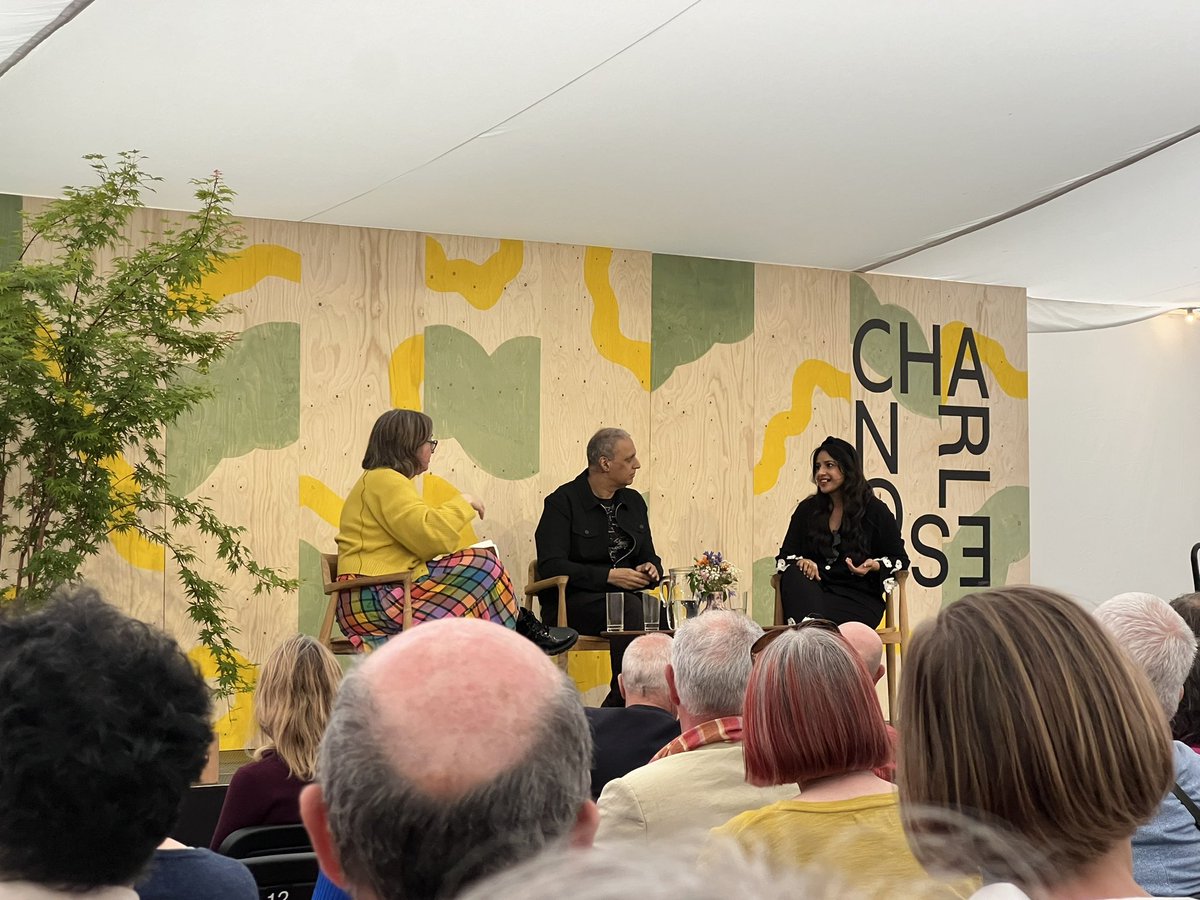 Being Human — the importance of food and music in bringing people together, not confining identity and seeing hope for the future. Brilliant conversations with @thenitinsawhney @cookinboots @CharlestonTrust Left feeling uplifted, inspired and hungry 😁#charlestonfestival