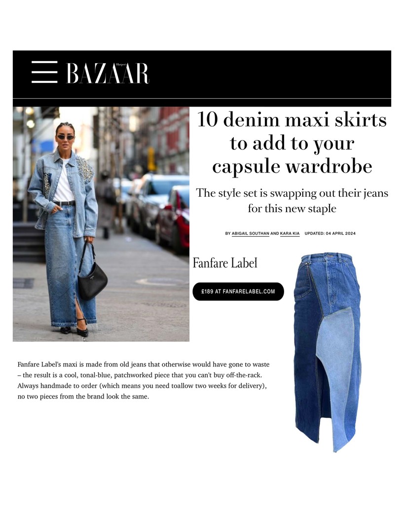 FanfareLabel's tweet image. Thank you @bazaaruk @marieclaireuk and @zerrin_com for featuring us! 🗞️✨⁠
⁠
@twentytwentycommunications⁠

🥹💕⁠

Shop featured products: fanfarelabel.com/collections/all

#circularfashion #press #pressfeature #upcycledenim #recycleddenim #denimdesign #fanfarelabel