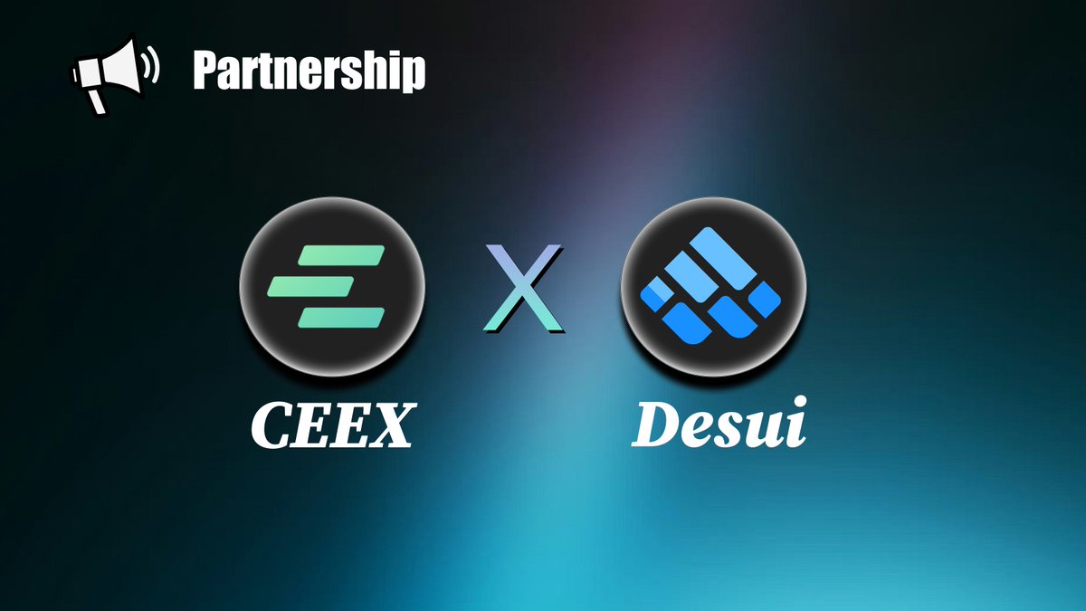 CEEX 🤝 Desui

#Desui is a unique SocialFi project that merges traditional social networking with DeFi, empowering content creators. With its user-friendly interface and Multi-Chain scalability, Desui facilitates user exploration of Web3 and earning opportunities like airdrops