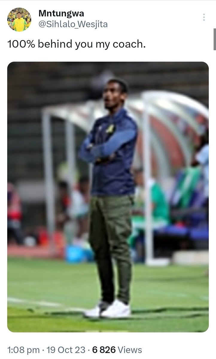 ThulaniNombali's tweet photo. I'd like to wish Masandawana all the best against Al Ahly this evening... #CAFORNOTHING https://t.co/9qRaKuVZig