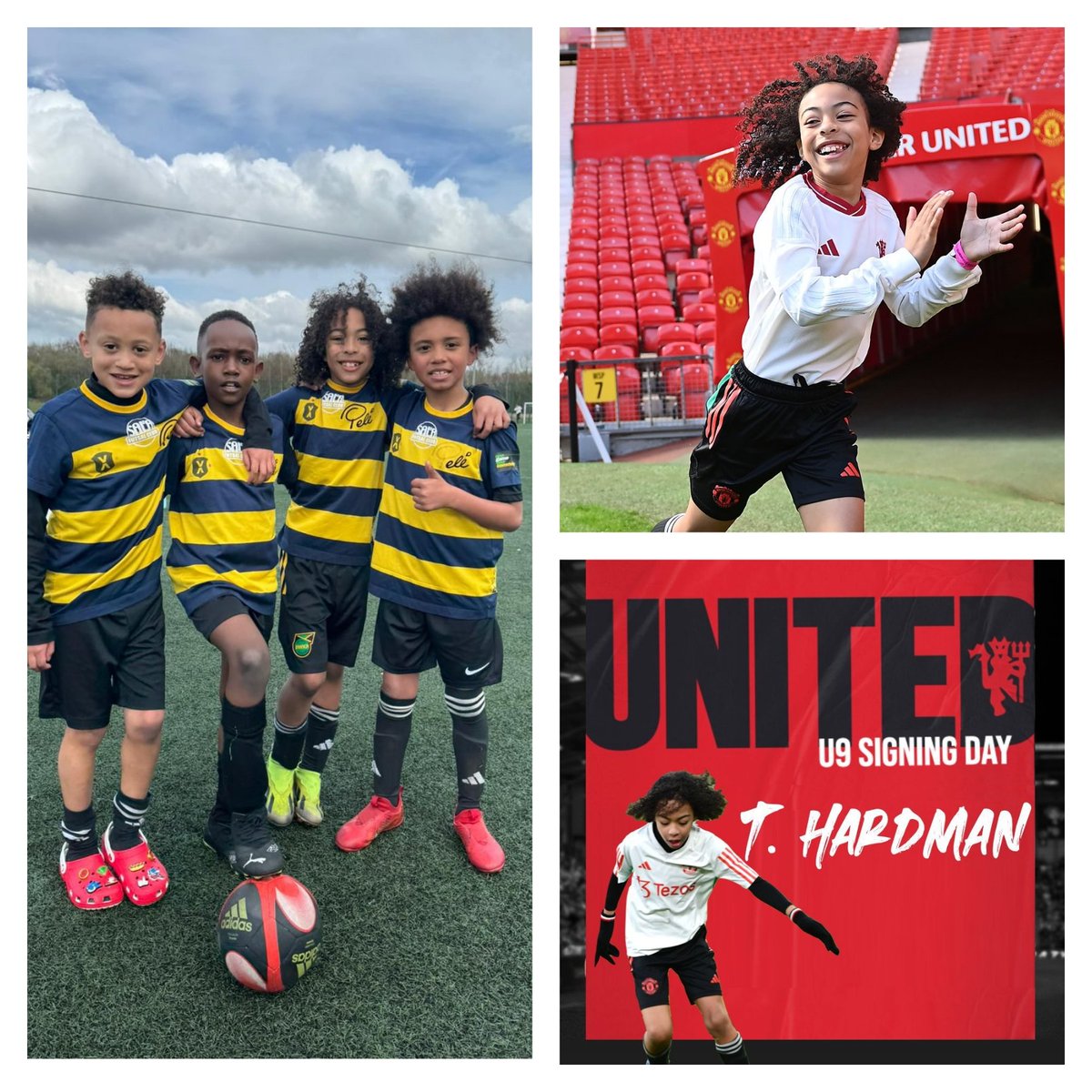 ⚽️ Academy Signings⚽️
Congratulations to Sala u8s players Josh,  Andre &amp; Tadhg, who have signed for Manchester United, plus Rupert, who has signed for Manchester City. Amazing work boys, keep up the hard work 👏👏👏⚽️ #Futsal