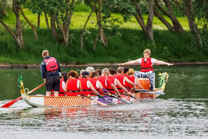 Today's the day at @FairhavenHlf . The @BlueSkiesFund Dragon Boat racing event - great fun while raising monies for a brilliant cause. Well done to everyone involved. It's a great spectacle, so if you're in the area, do pop down.