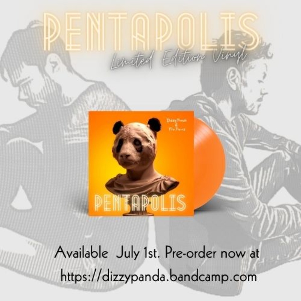 You can now pre-order the vinyl record of the album 'Pentapolis' with The Perics. It's a very limited edition vinyl and ships around July 1st. Check out our bandcamp page for more. Link in bio. #limitededition #vinyl #pentapolis #ordernow #bandcamp #indiemusic #vinyllovers