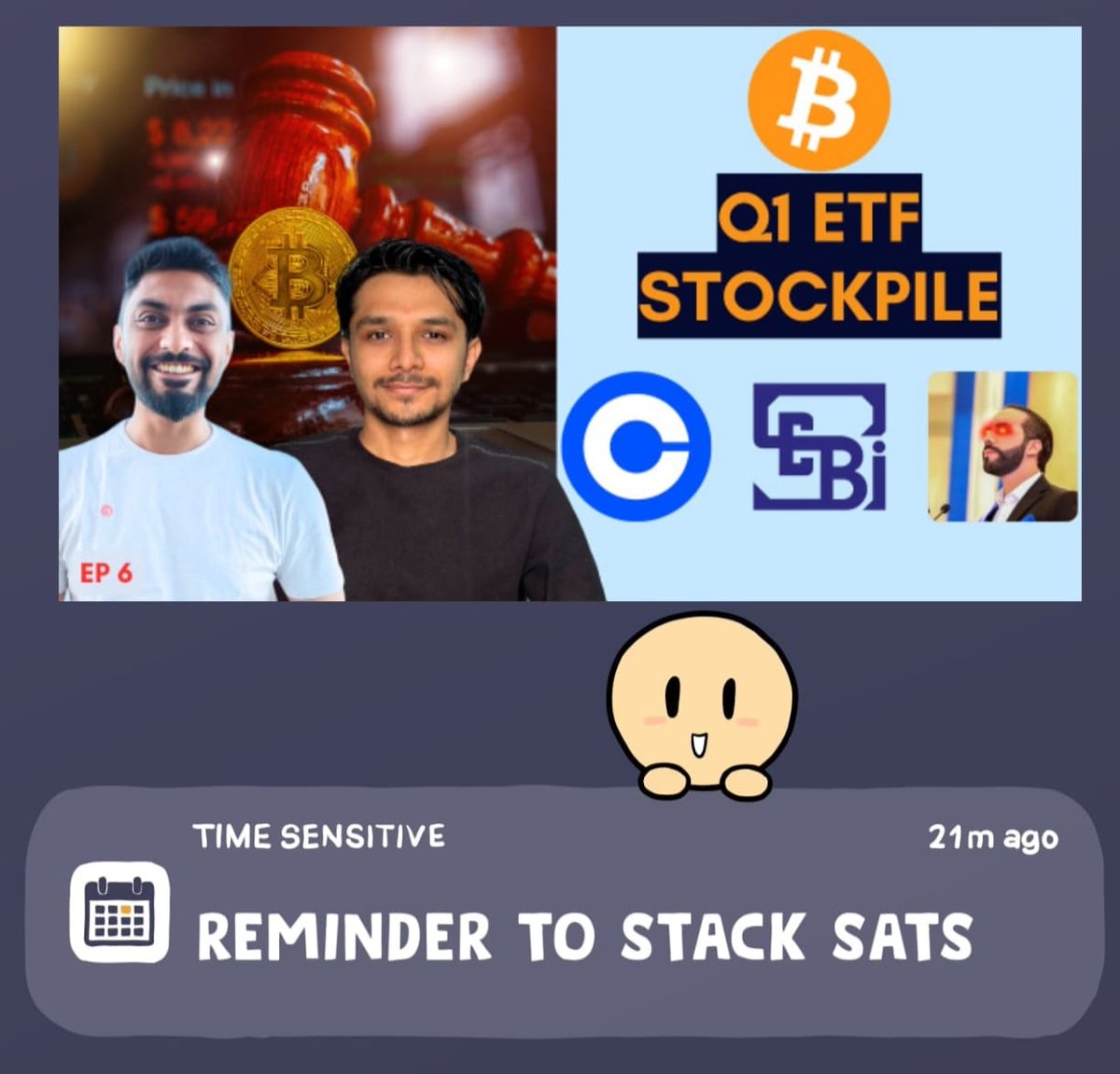 Bitcoin Weekly with <a href="/BhavikBitcoin/">Bhavik</a>

🔸SEBI considers regulatory role in cryptocurrency trading
🔸$MSTR added to MSCI Index
🔸 Oklahoma now has Fundamental #Bitcoin Rights law
🔸BTC ETFs surge 🚀
And More!

Watch EP6: youtu.be/QCtJfPnupEo