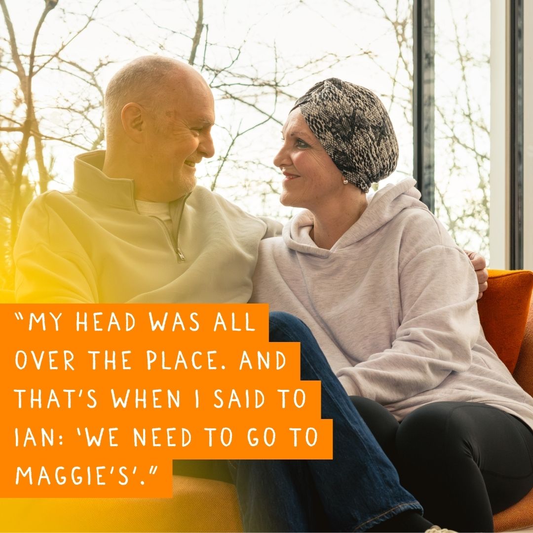 “No question is silly at Maggie’s. They can almost anticipate what you’re going to say. They helped me get my head back in order.” For Viv & Ian, our centre was a space to get practical information on how to live well with cancer. Read more: brnw.ch/21wJTQu