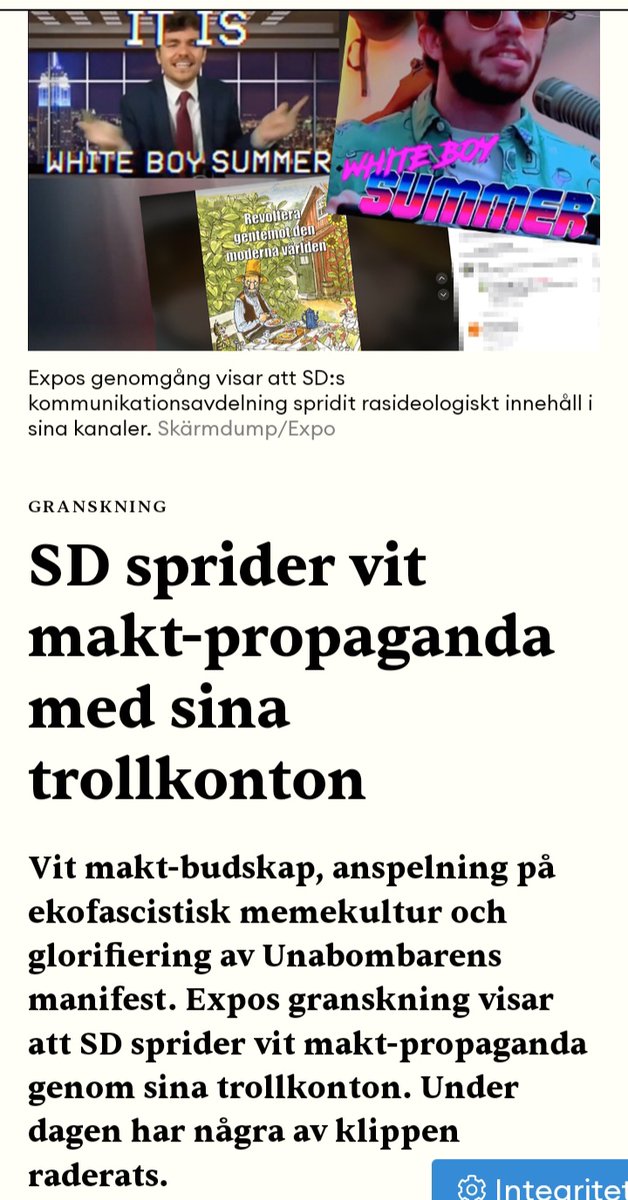 BoerjeBrandt's tweet photo. Hur kan @liberalerna @libsthlm @liberalernagbg @LiberalerMalmo @Lib_Uppsala @LibLerum @Liberalbotkyrka @Lib_Nacka #LiberalernaSkellefteå
Tillåta @JohanPehrson
Dra ned #liberalerna i skiten, fullständigt.
Har liberalerna i 🇸🇪, tappat det fullständigt ?
#Svpol #Säkpol #Libpol https://t.co/GWAC0MgiW1