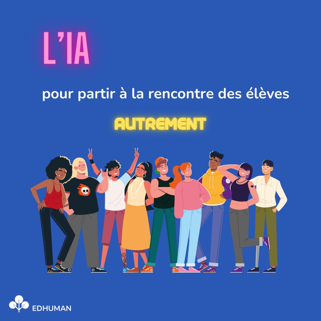 🤖L’IA permet de créer des contenus pédagogiques personnalisés allant au-delà des besoins.

Deux expérimentations classe:

📌Résolution de problème
📌Lecture 

Par ici 👉 edhuman.org/post/lorsque-l…
