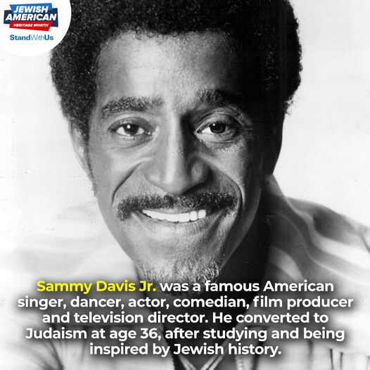 In honor of #JewishAmericanHeritageMonth, we are highlighting the legendary Jewish-American singer, dancer, actor, comedian, film producer, and TV director, Sammy Davis Jr. 🎶