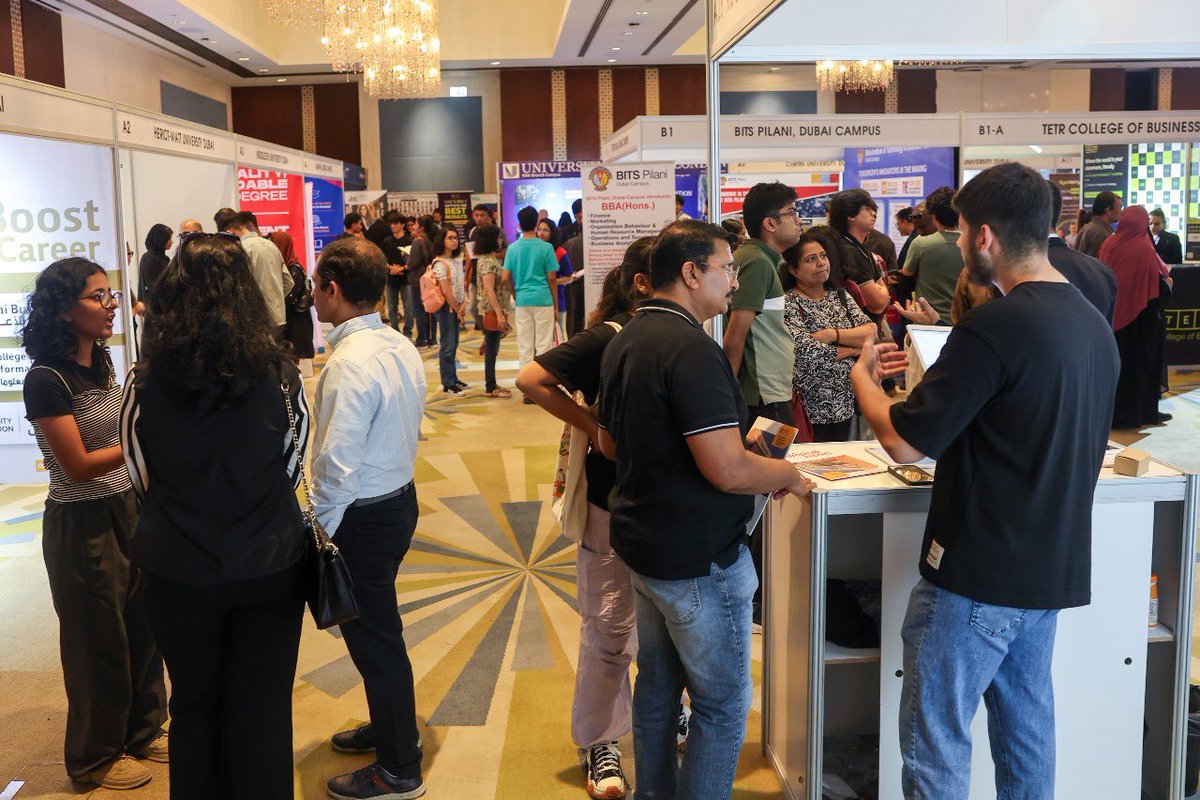 Second day of GNEdufair opens to packed crowds #EducationUAE #HigherEducation #schoolchoice #collegeadmissions #topuniversities #GNEdufair