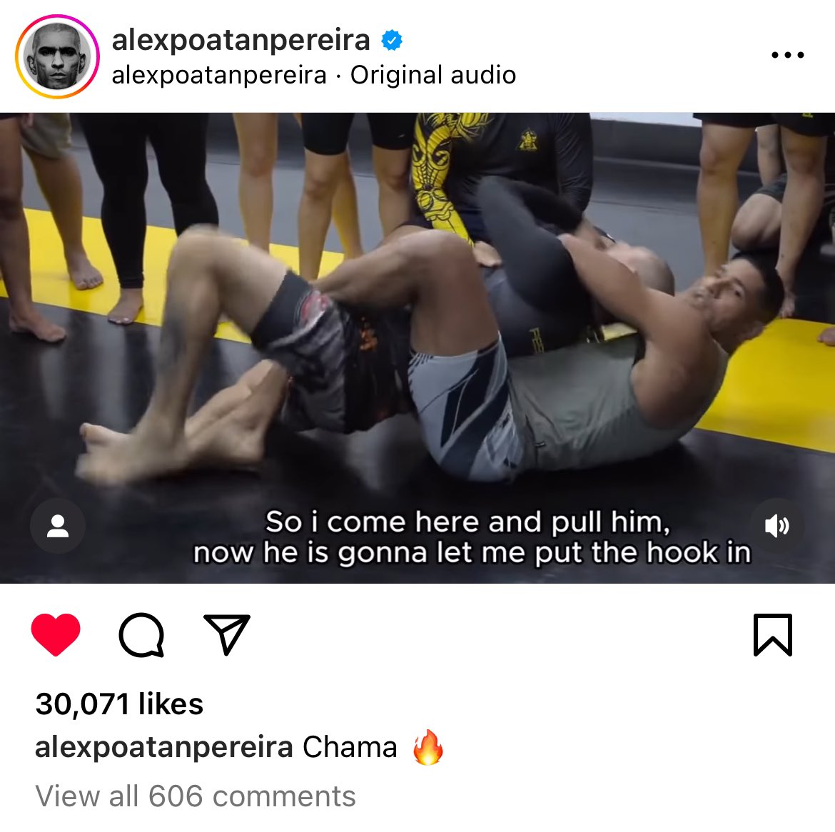 never thought I’d see alex pereira teaching jiu jitsu