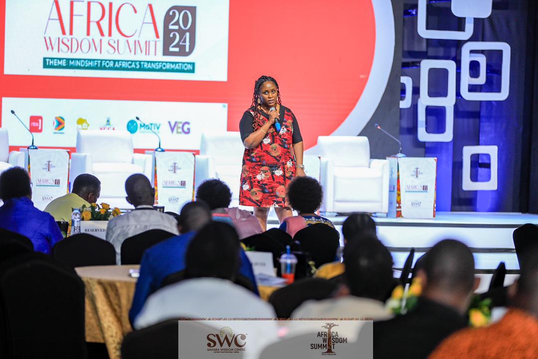 Ms. Zianah Muddu, CEO of @FitspaUG filled our fireplace with wisdom through her Wiz-Talk on Digitization. “Embrace what you have now, you don’t know where it will take you, Digitalisation won’t wait for nobody.' she shared. #AfricaWisdomSummit #AfWS2024