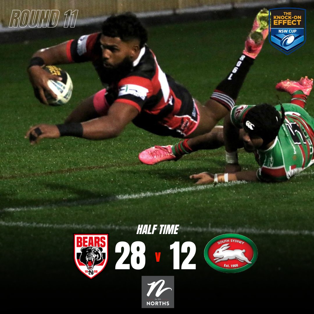 It's a fiesty game, played with a lot of passion. Bears have the lead at the change of ends 🔴⚫️

📸 @radarspics

 #BEARS2024 #knockoneffect #NSWCup #knockoneffectcup