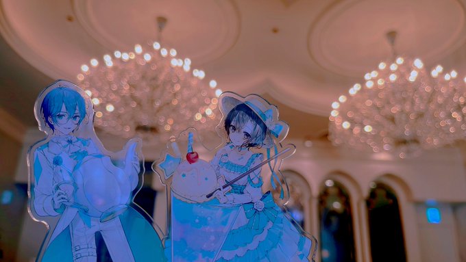 「青ドレス 花」のTwitter画像/イラスト(新着)