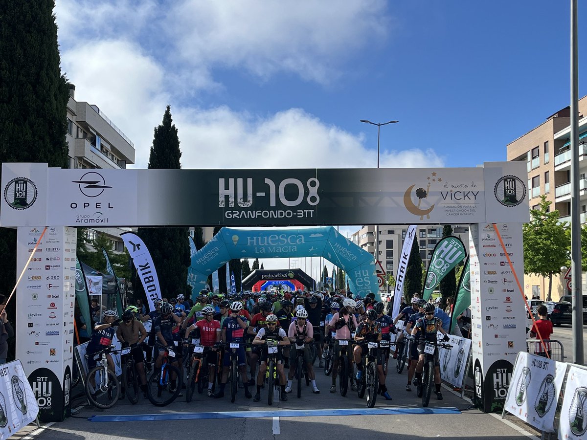 5 MINUTOS Y SALIMOS. A disfrutar del día y de una ruta inolvidable por la #HoyadeHuesca

#hu108btt2024