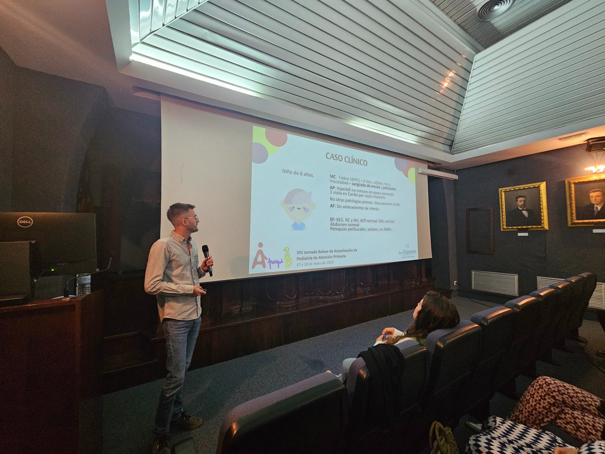 Los residentes también participan en la VIII Jornada de Actualización de Pediatría de AP organizada por <a href="/APapIB/">APapIB</a>! Comenzamos la segunda parte con la mesa de casos clínicos interactivos
