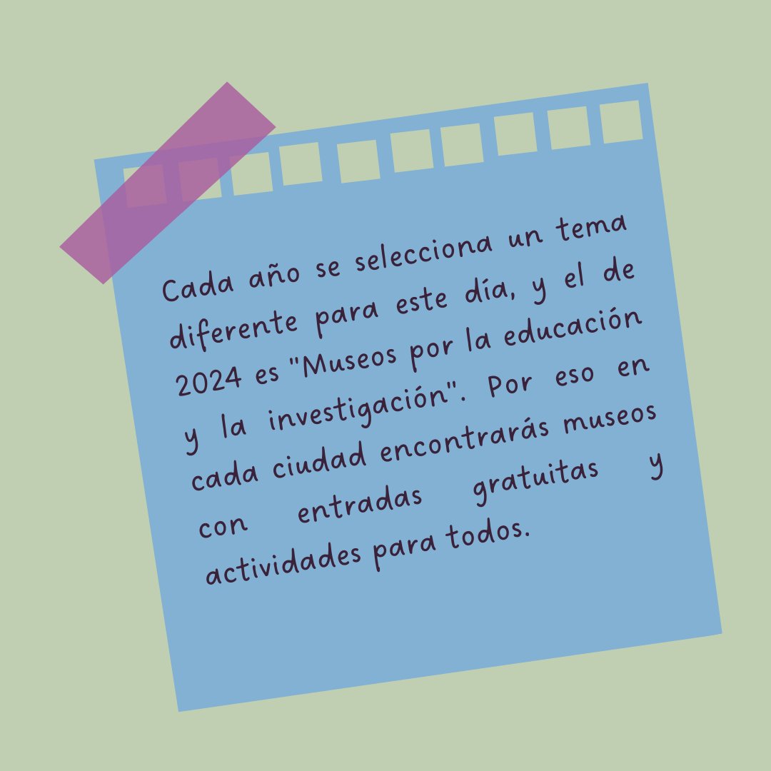 tinystorie's tweet photo. El Día Internacional de los Museos se celebra cada año el 18 de mayo 🖼️🎨. Y se selecciona un tema diferente por año, el de 2024 es "Museos por la educación y la investigación". Este año coincide con la Noche Europea de los Museos. Aprovecha y visita tus museos favoritos 😉 https://t.co/TI4AqkAmjD