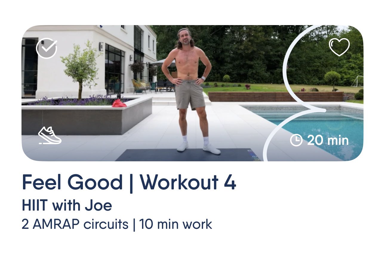 Joe wicks workout 4 hotsell